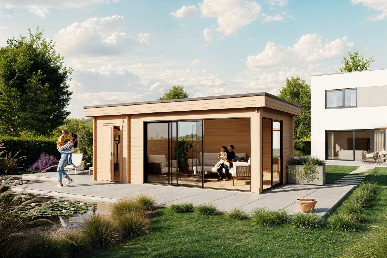 Gartenhaus Modell Designlounge 44 C