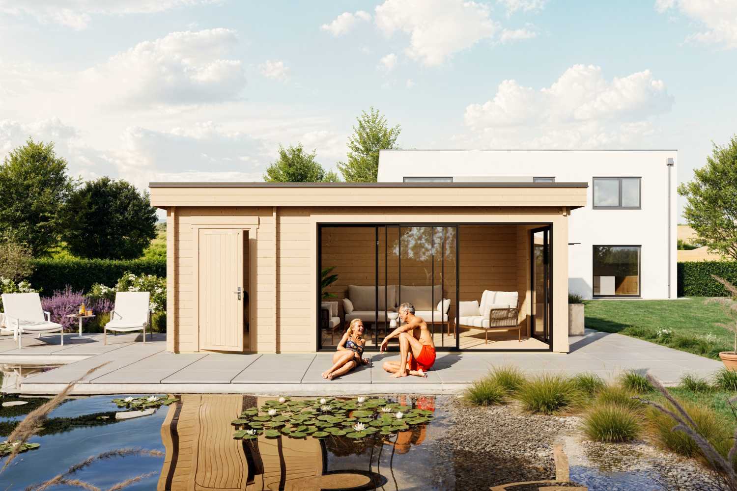 Gartenhaus Modell Designlounge 44 C