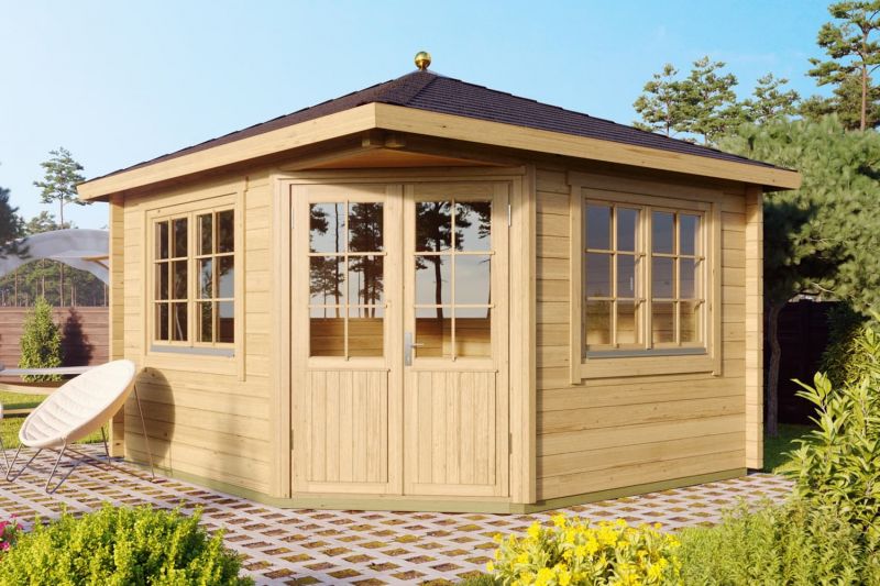 5-Eck Gartenhaus Modell Palermo