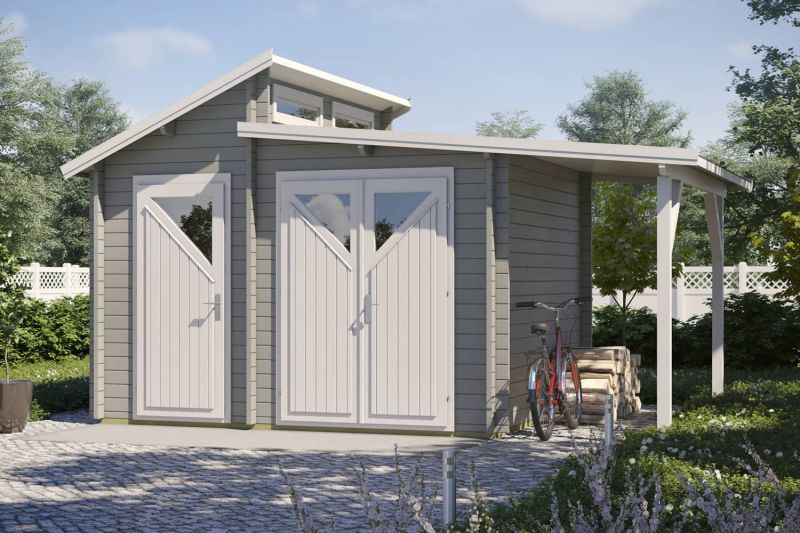 Gerätehaus Modell Nordic Duo