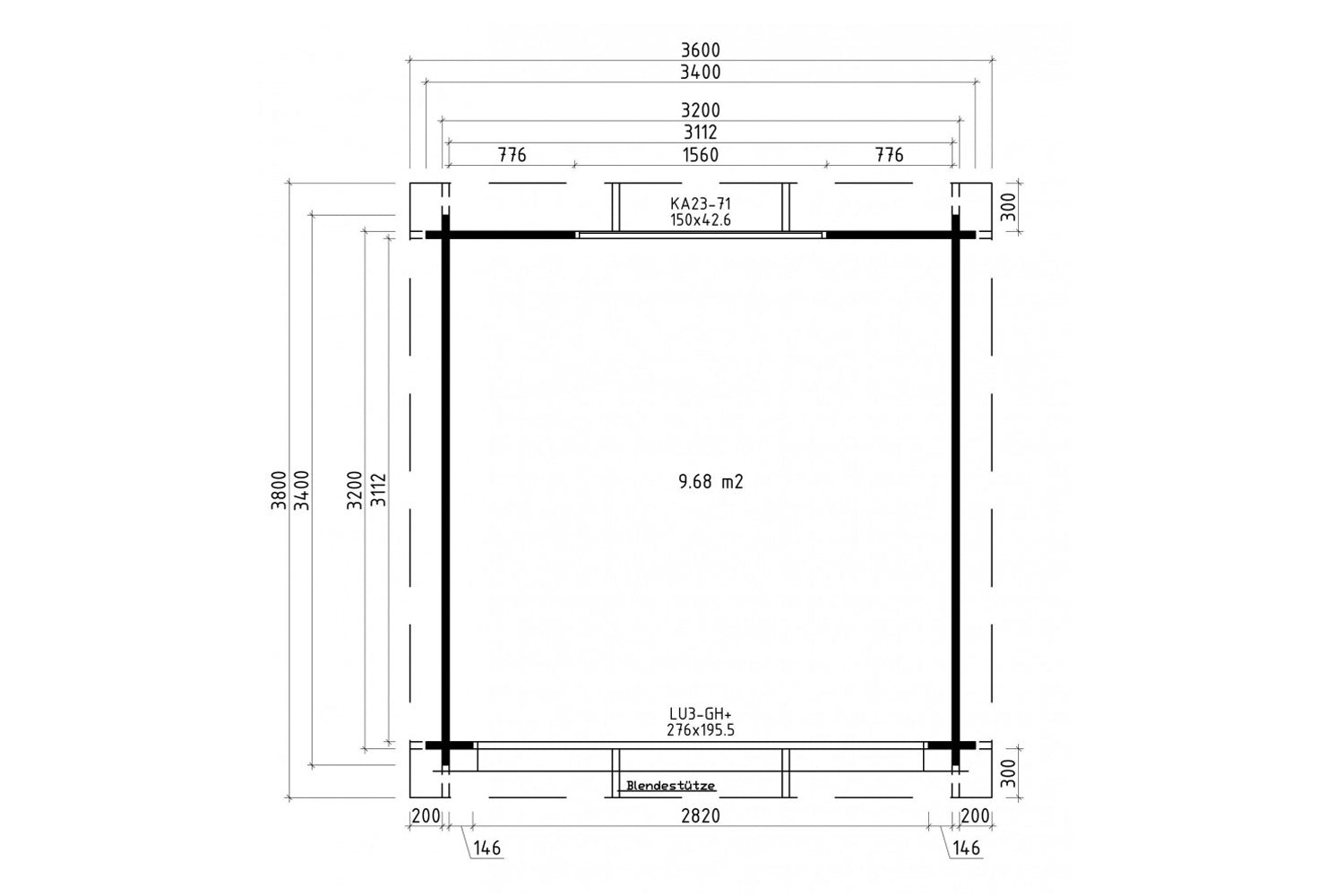 Gartenhaus Modell Hamburg