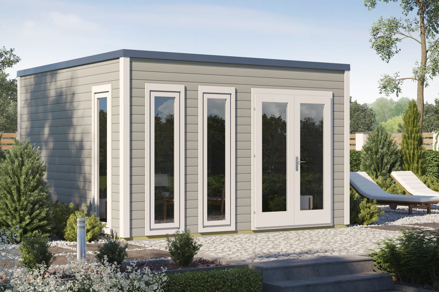 Gartenhaus Modell Cubus Largum