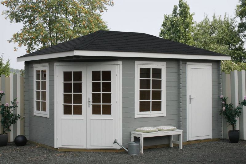 5-Eck Gartenhaus Modell Milano