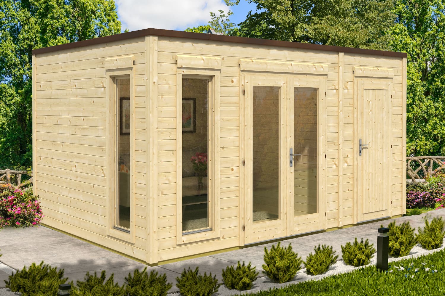 Gartenhaus Modell Cubus Novum