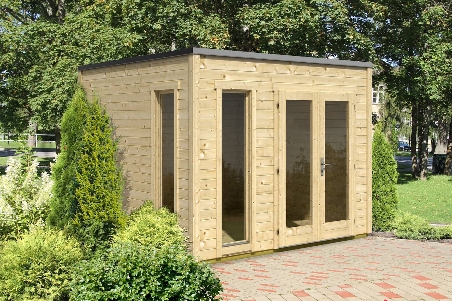 Gartenhaus Modell Cubus Novum