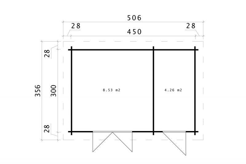 Gerätehaus Modell Quartus