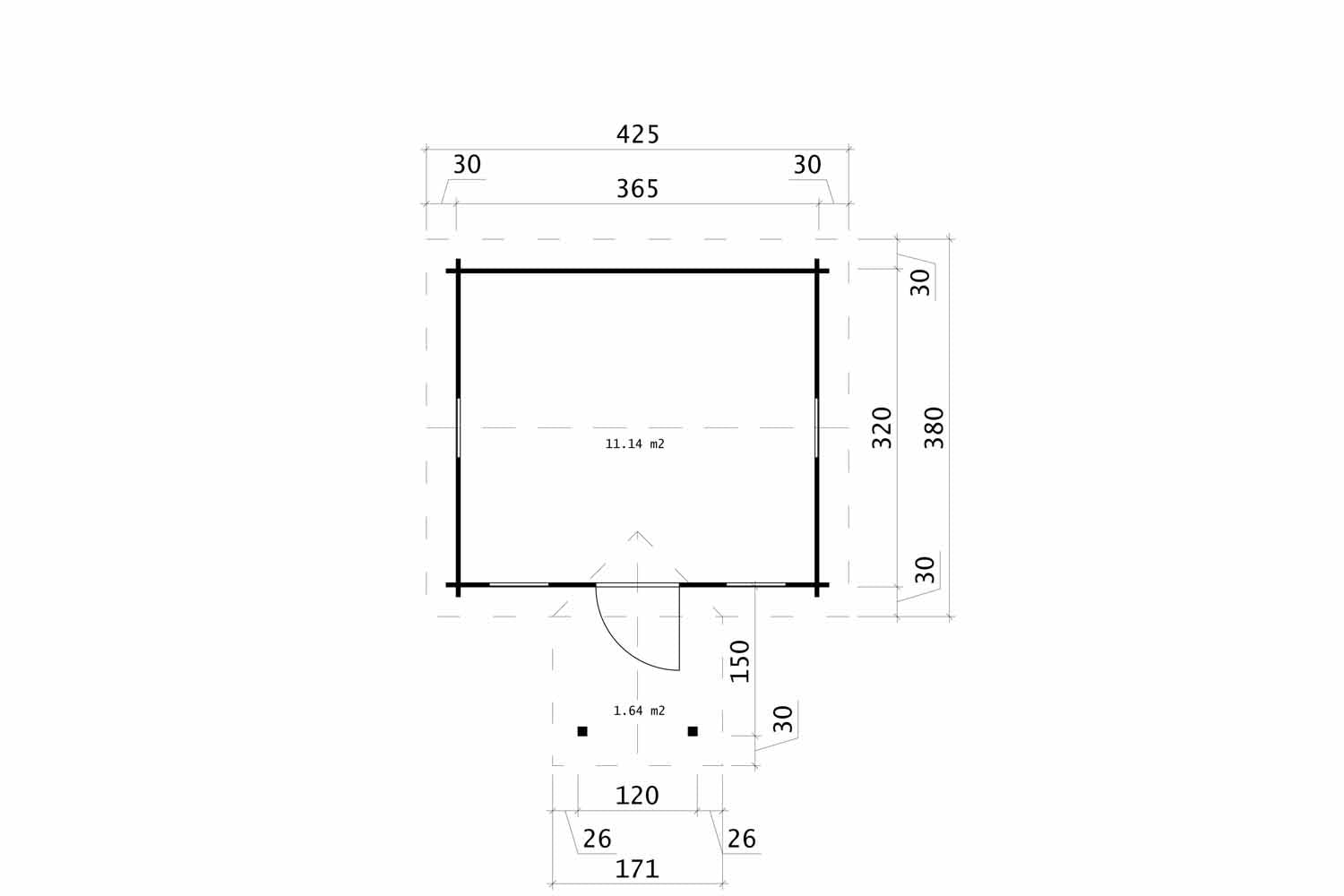 Gartenhaus Modell Villakulla