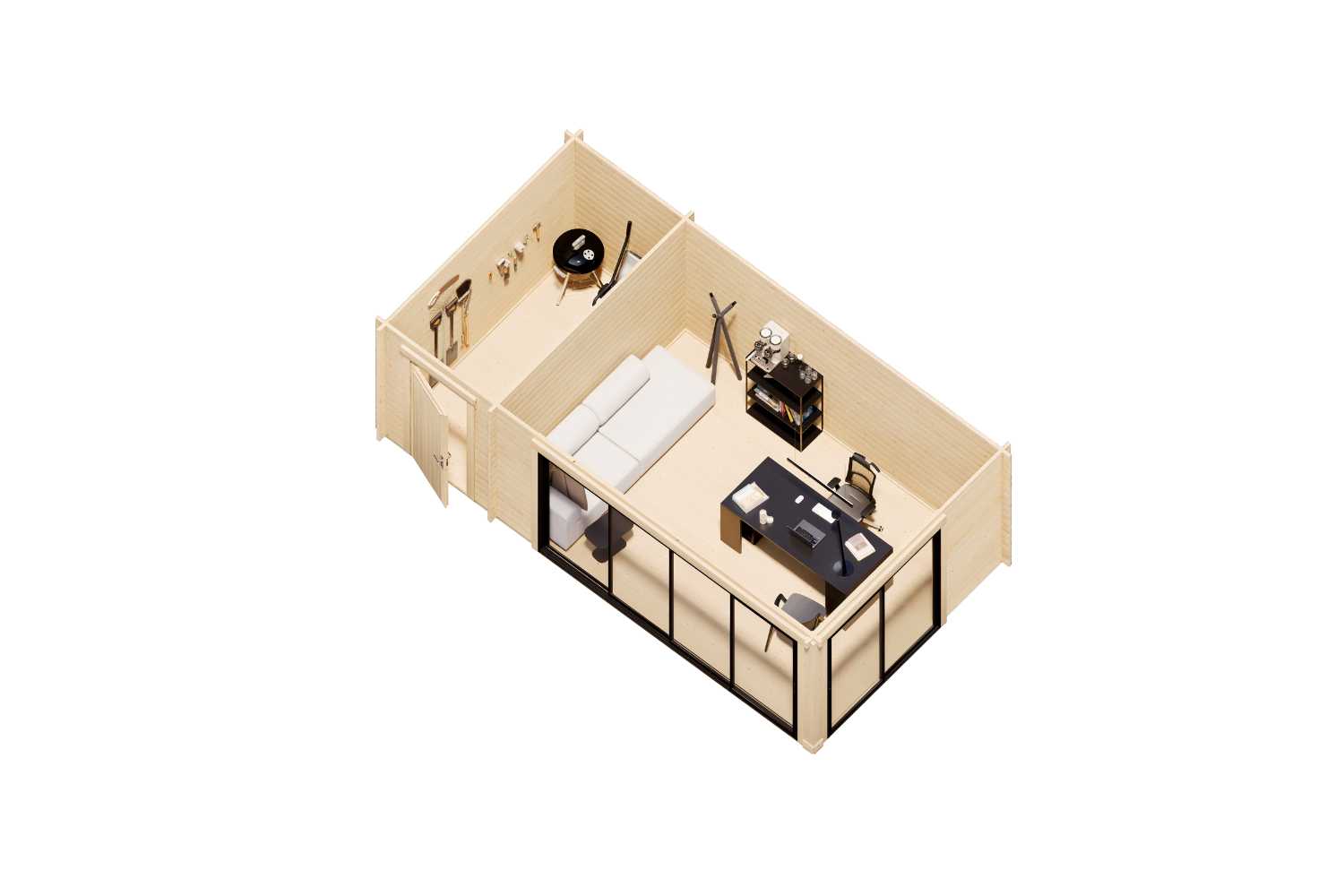 Gartenhaus Modell Designlounge 44 C