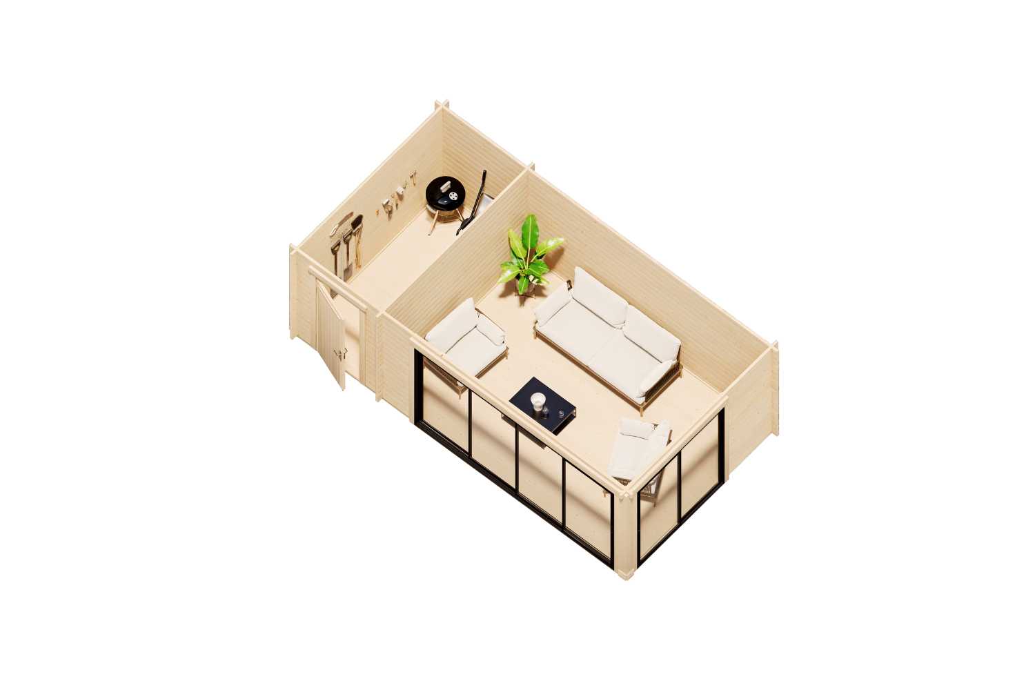 Gartenhaus Modell Designlounge 44 C