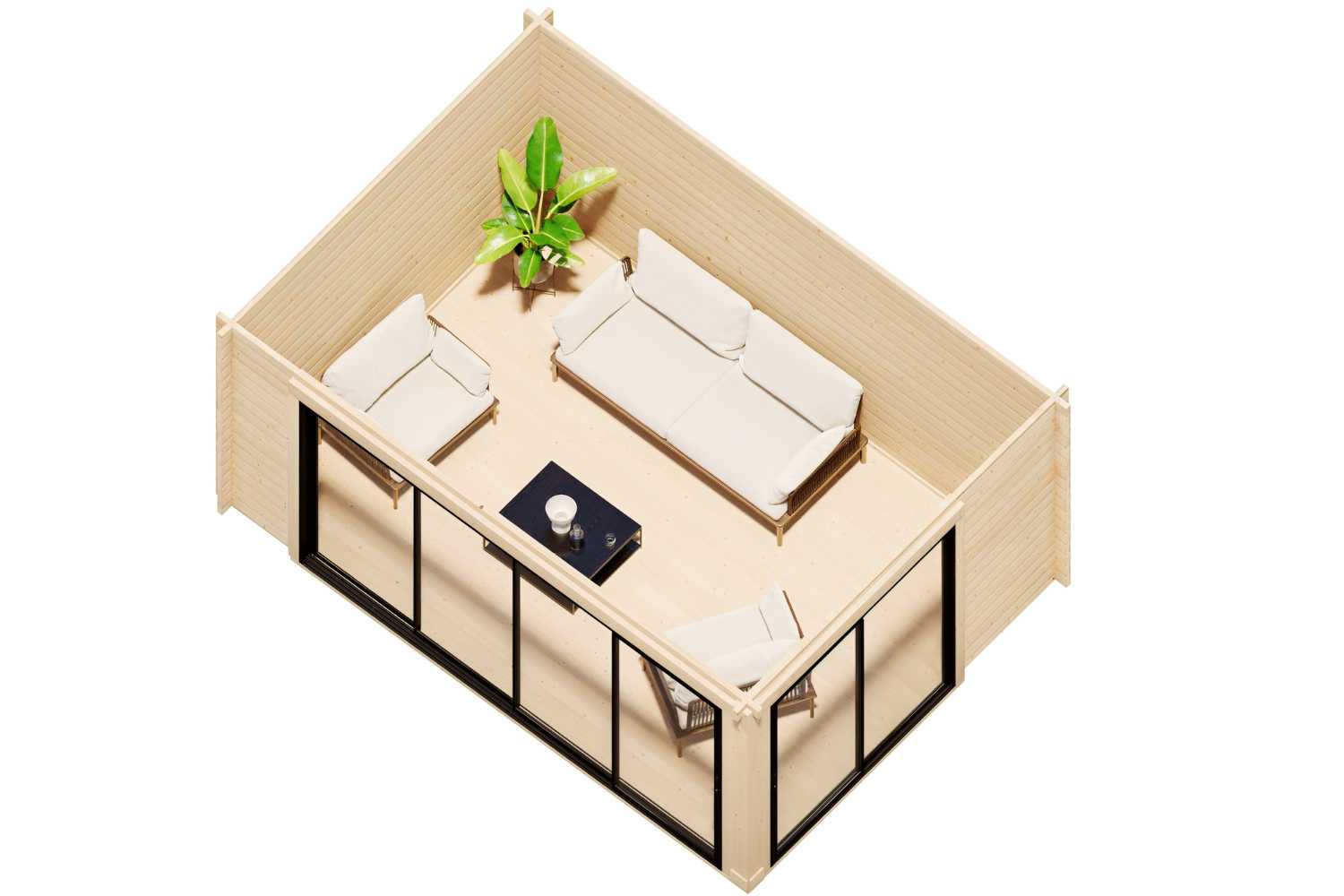 Gartenhaus Modell Designlounge 44 A