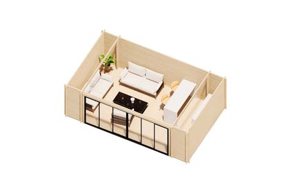 Gartenhaus Modell Designlounge 44 B