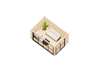 Gartenhaus Modell Designlounge 44 D