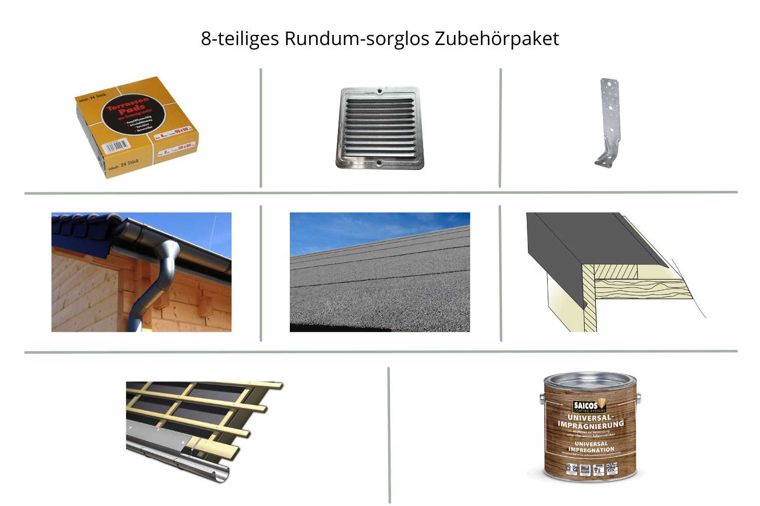Gartenhaus Modell Nordic Combi