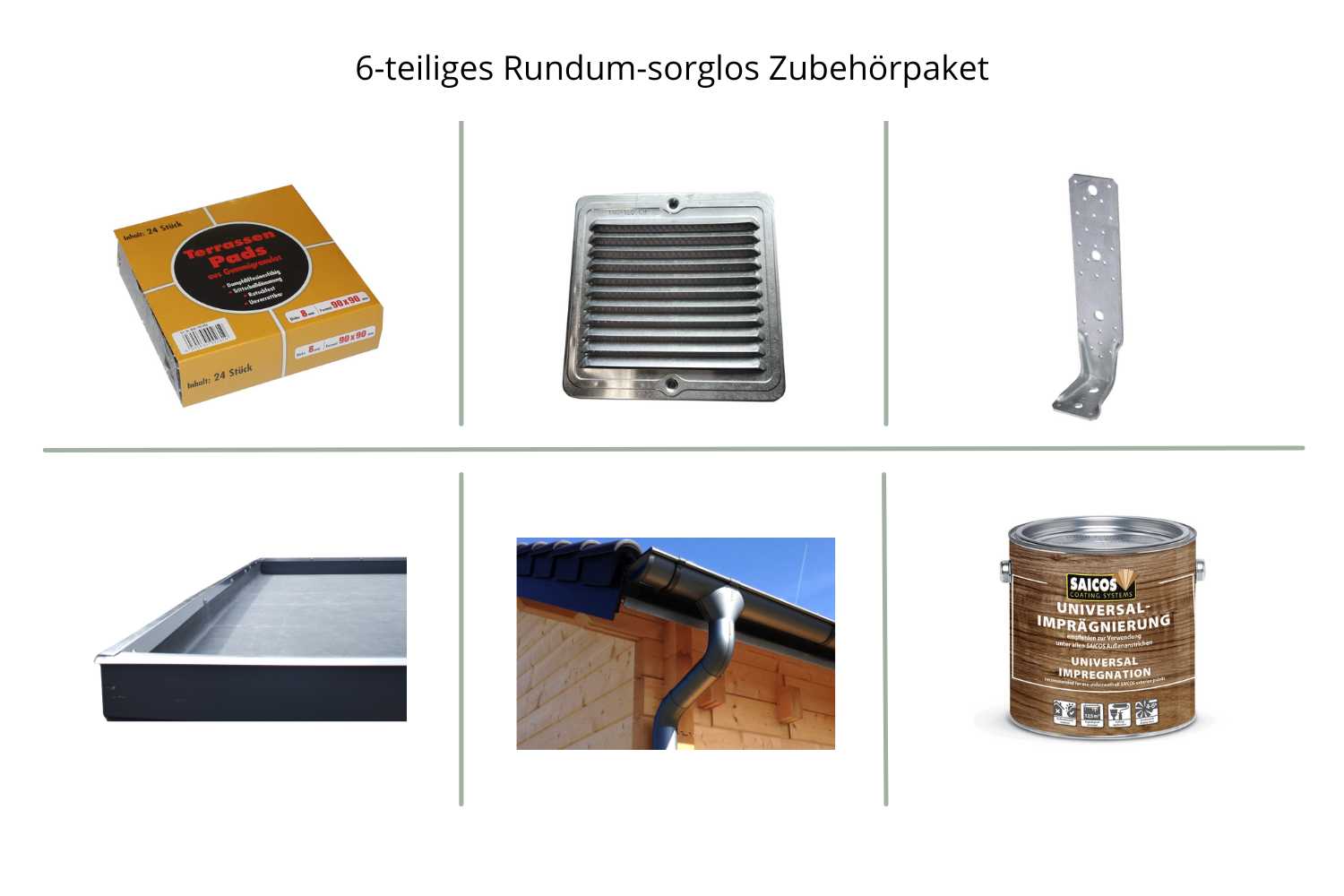 6-teiliges Rundum-sorglos Zubehörpaket für Atticus 250 x 250