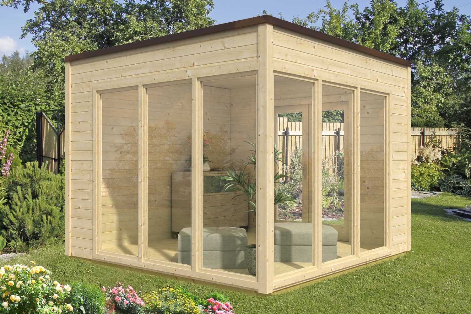 Gartenhaus Modell Cubus Candela